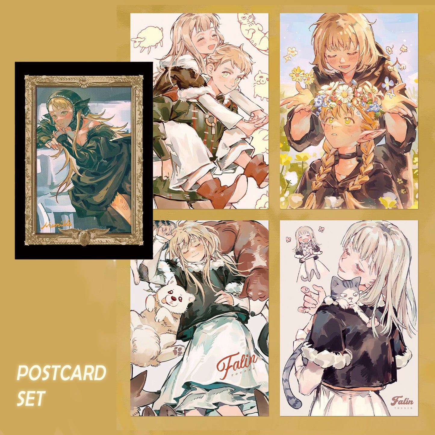 Stay Gold | Postcard Prints Set